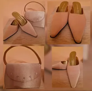 Conjunto bolso y zapatos fiesta