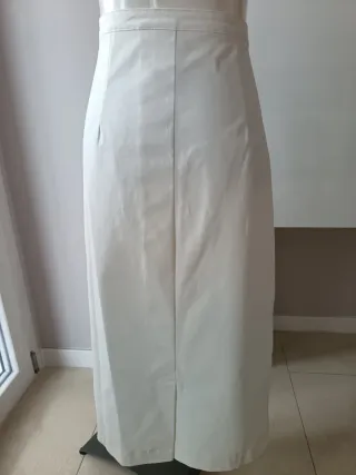 Tubino bianco latte in cotone Made in Italy