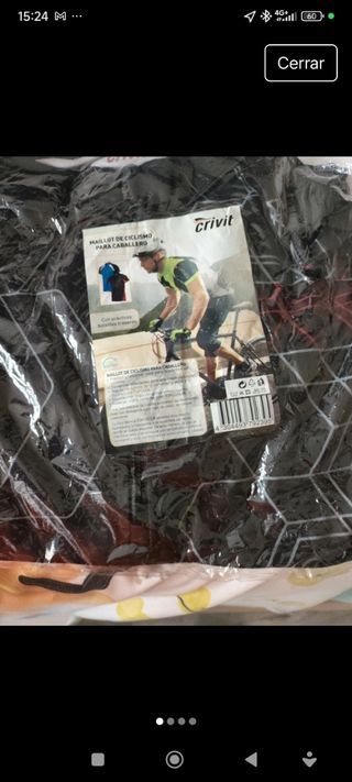 Maillot Ciclismo Caballero Negro/Rojo