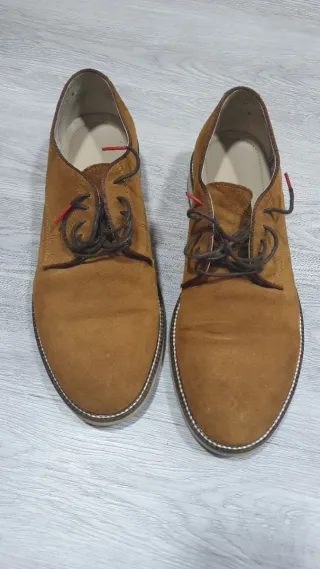 Zapatos Zara Man Piel Marrón