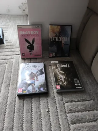 Lote 4 Videojuegos PC: Battlefield 1, Fallout 4, A