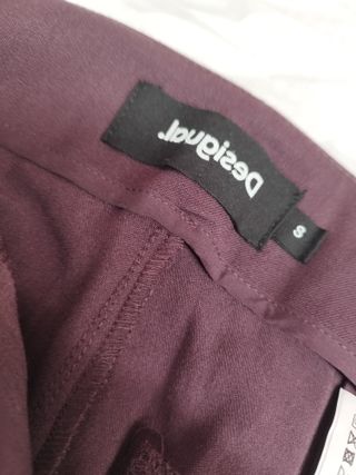 Pantalón Desigual Morado Talla s