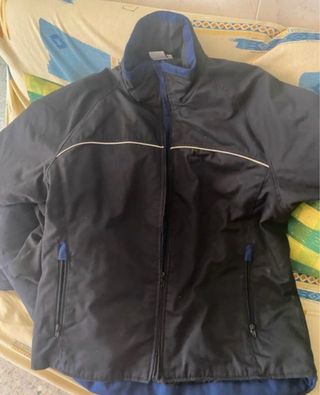 Cazadora polar negra hombre