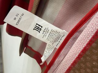 Blazer Manila Grace righe corallo e beige