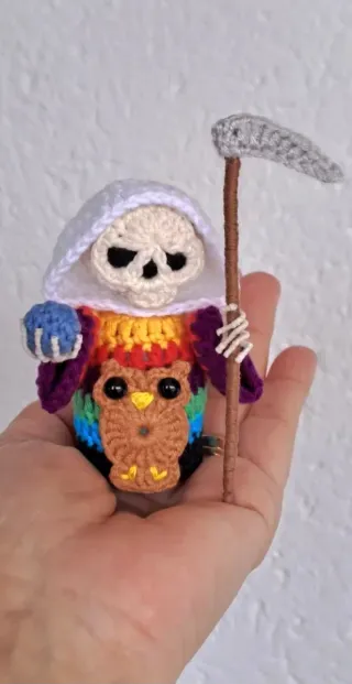 Santa Muerte Amigurumi 7 Colores
