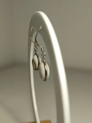 Conjunto Plata Ley: Colgante y Pendientes