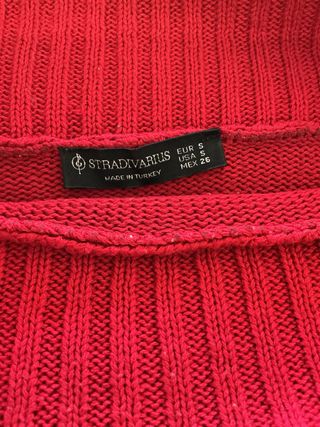 Jersey Stradivarius Rojo