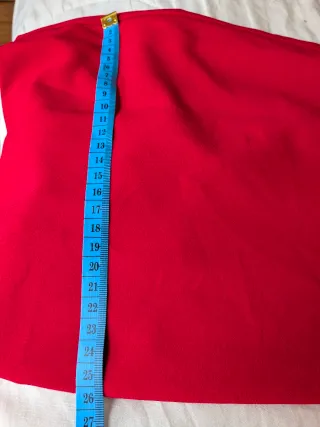 Mono fiesta rojo con volante