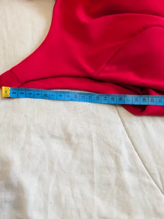 Mono fiesta rojo con volante