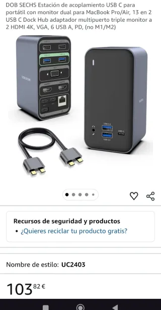 Estación Docking Gravity Nova