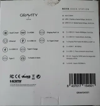 Estación Docking Gravity Nova