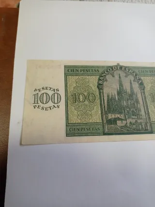 Billete 100 Pesetas Banco de España 1936