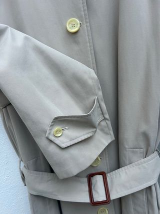 Gabardina Larga Burberry mujerBeige