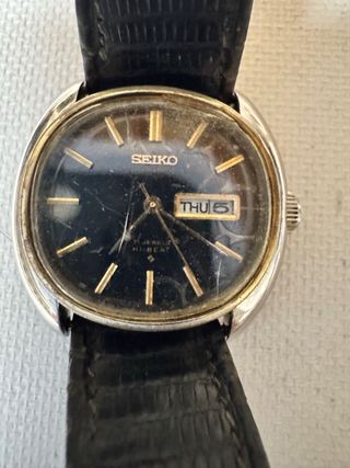 Orologio Seiko Donna Nero e Oro