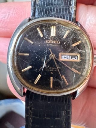 Orologio Seiko Donna Nero e Oro