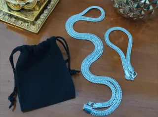 Colar e Pulseira Serpentys PRATA