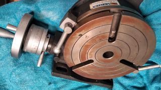 Mesa Rotativa Vertex HV 8 + Contrapunto + Mordaza