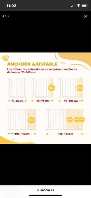 Barrera de seguridad para mascotas