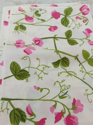 Salva manteles tela 30x40 cm flores 8 unidades