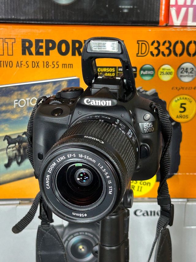 !!OFERTA!! Canon EOS 100D Pro + Canon 18-55mm