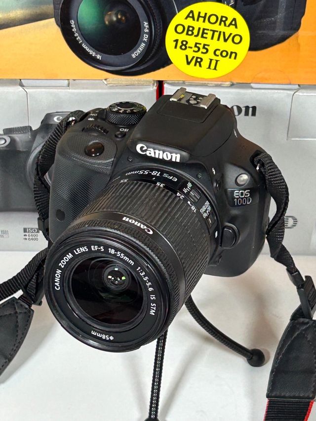 !!OFERTA!! Canon EOS 100D Pro + Canon 18-55mm