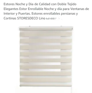 Estor Enrollable Noche y Día STORESDECO