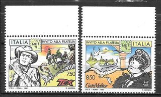 Italia 1996 Invito alla filatelia fumetti