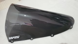 WRS Parabrisas Moto Negro