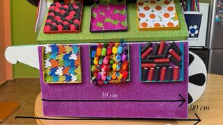 Espaldera de gomaeva de Carnaval