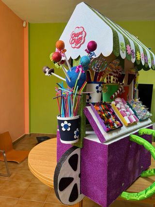 Espaldera de gomaeva de Carnaval