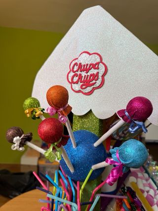 Espaldera de gomaeva de Carnaval