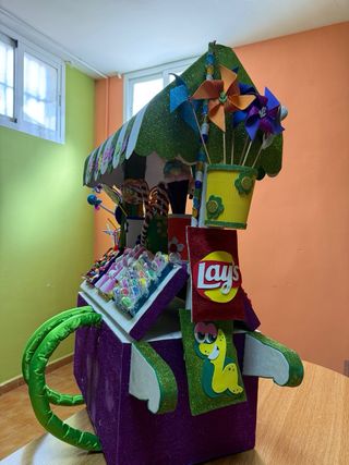 Espaldera de gomaeva de Carnaval