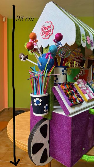 Espaldera de gomaeva de Carnaval