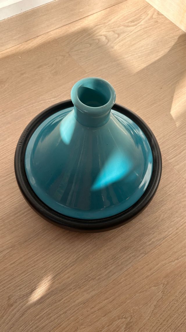 Tajine Le Creuset Cerámica Negro/Turquesa