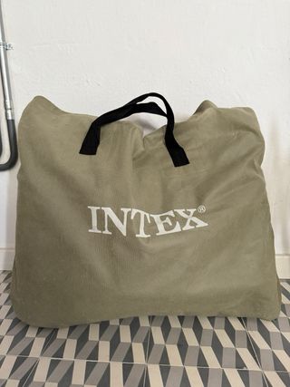 Colchón Hinchable Doble Intex Bomba Integrada