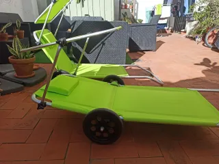 Tumbonas plegables con ruedas