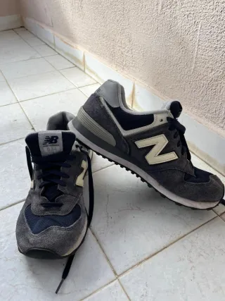 New Balance 574 blu/grigio