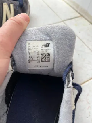 New Balance 574 blu/grigio