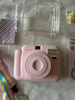 Cámara Instantánea Popoto Rosa con Accesorios