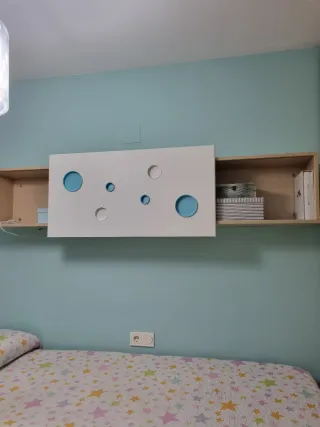Habitación juvenil con cama nido