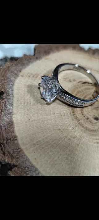 Anillo Plata con Circonitas