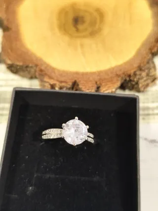 Anillo Plata con Circonitas