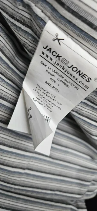 Chaqueta Piel Jack & Jones Talla L