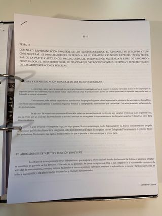 Temario Procesal Civil Judicaturas Carperi.
