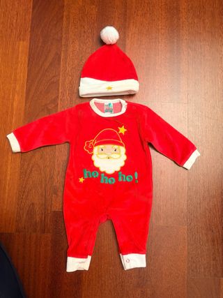 Disfraz Papá Noel bebé 1- 3 meses