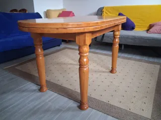 Mesa comedor extensible madera