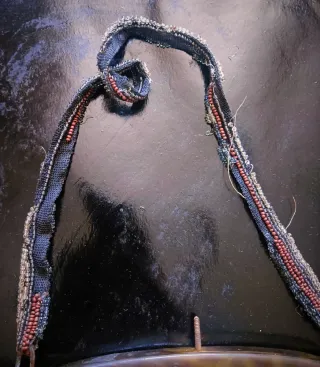 Borsetta perline antica fine '800