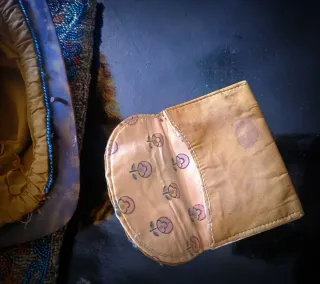 Borsetta perline antica fine '800