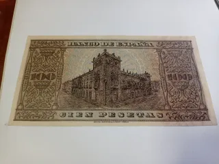 Billete 100 Pesetas Banco de España 1938