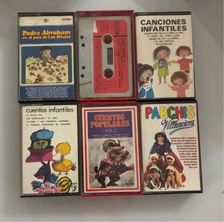 Colección 6 Cintas Casete Infantiles